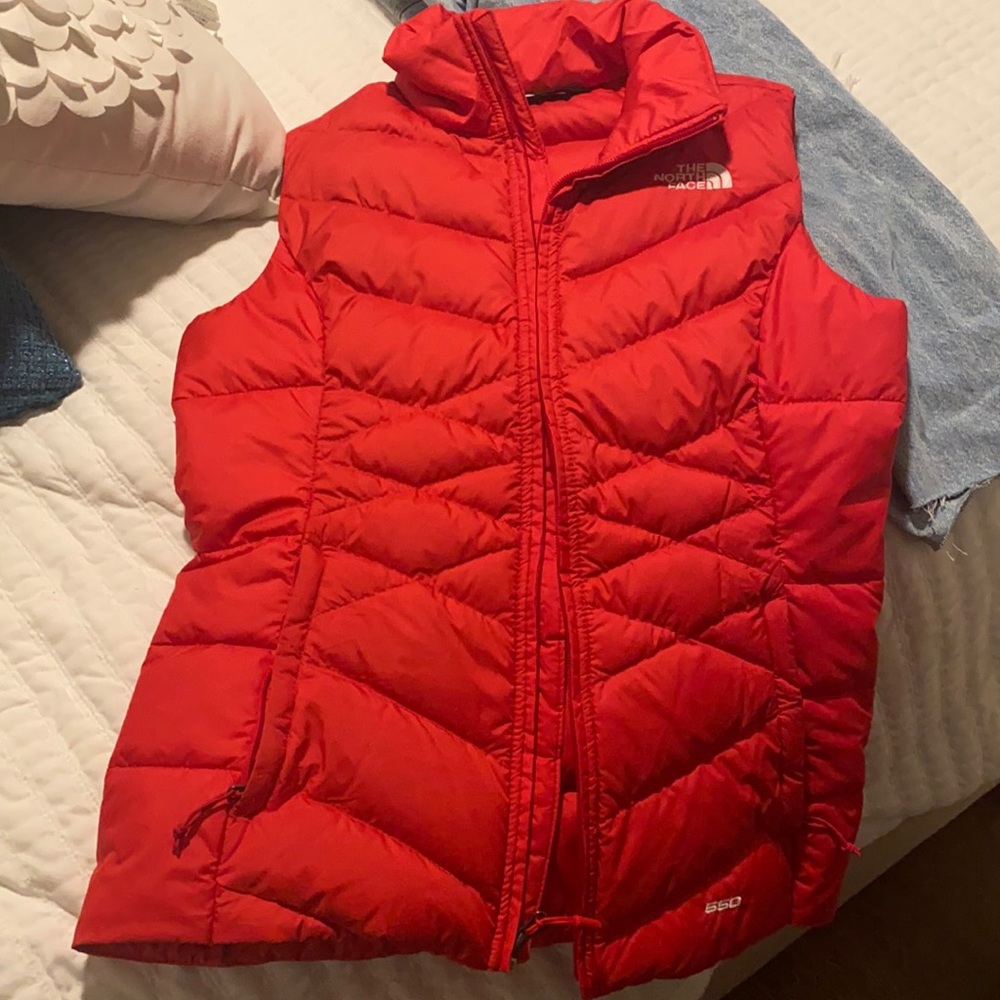 Perfect condition north face red vest